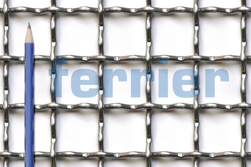 Ferrier alum 1-1/2" x 1-1/2" x .187 weavemesh