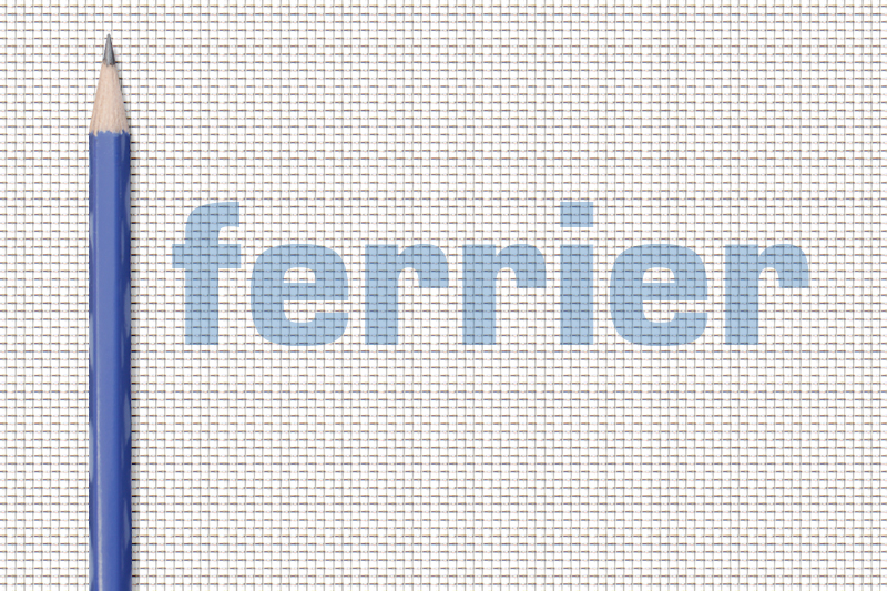Ferrier bright alum insect screen