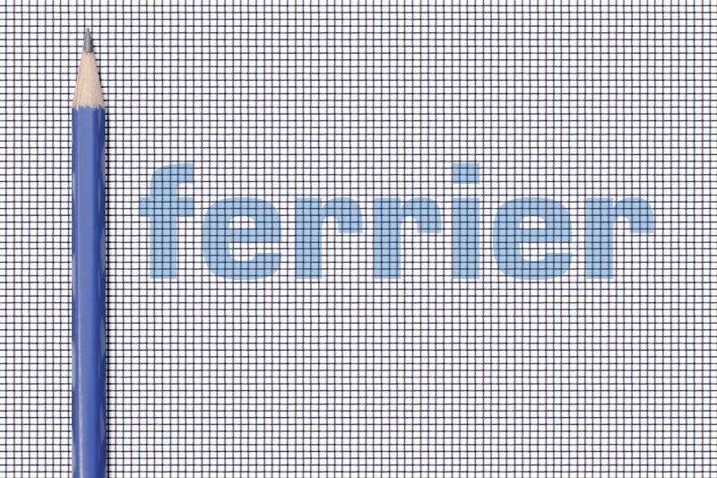 Ferrier black alum insect screen