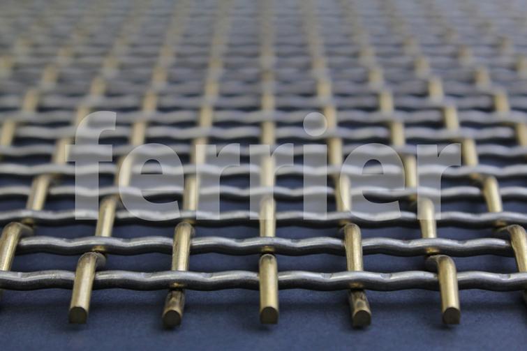 Ferrier Design weavemesh
Pattern: Miscela 2 x 2
Materials: C220 Bronze & 304 Stainless steel Ferrier Design weavemesh
Pattern: Miscela 2 x 2
Materials: C220 Bronze & 304 Stainless steel